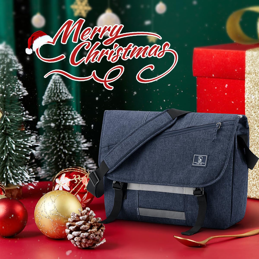 OIWAS Messenger Bag - 15.6 Inch Messenger Bag Men, Satchel Bags For Women, Lightweight Water Resistant Computer Bag, School Book Bag