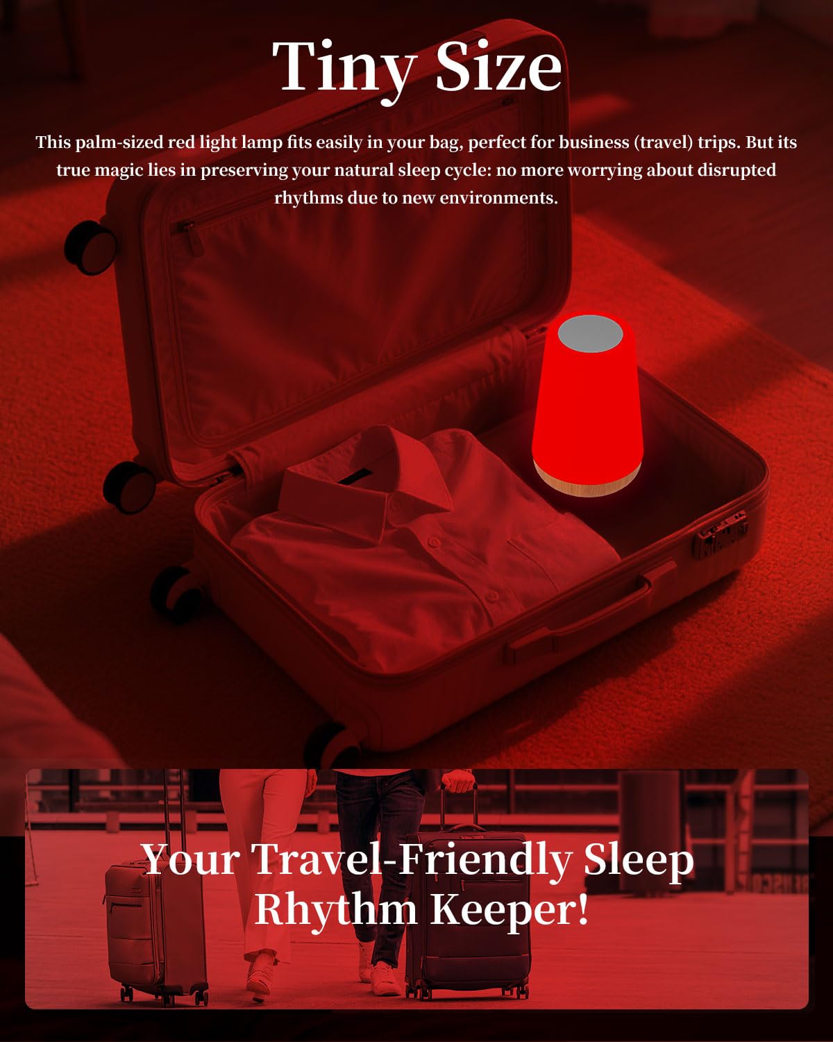 TLAOTNIY Red Light for Sleep Aid LampBlue Light Blocking Dimmable for Stress Relief Relaxation Travel Meditation and Yoga, 670nm Red Lamp