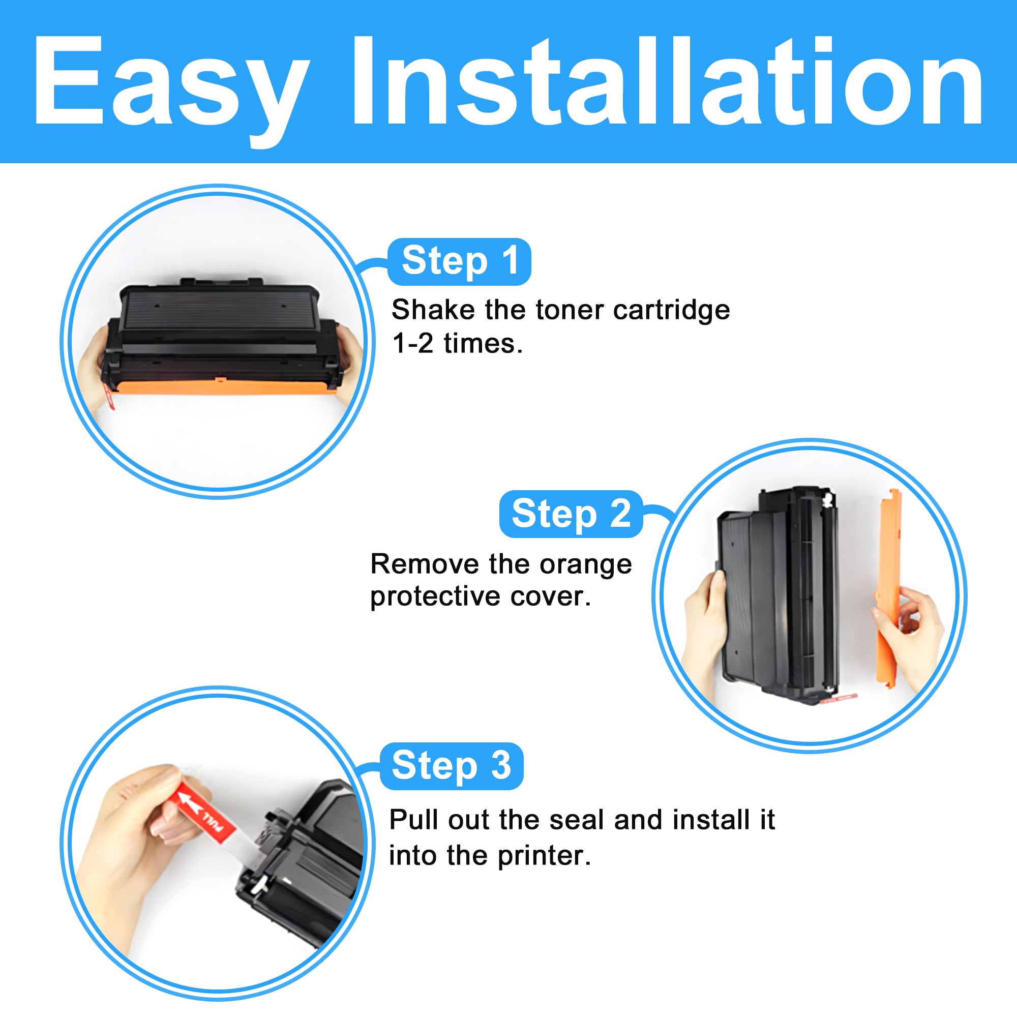 LCL Compatible Toner Cartridge for Xerox WorkCentre 3335 3345 Phaser 3330 8500 Pages 106R03620 106R03622 (1-Pack,Black) for WorkCentre 3335 3345 3335DNi 3345DNi Phaser 3330 3330DNi 3345VDNi