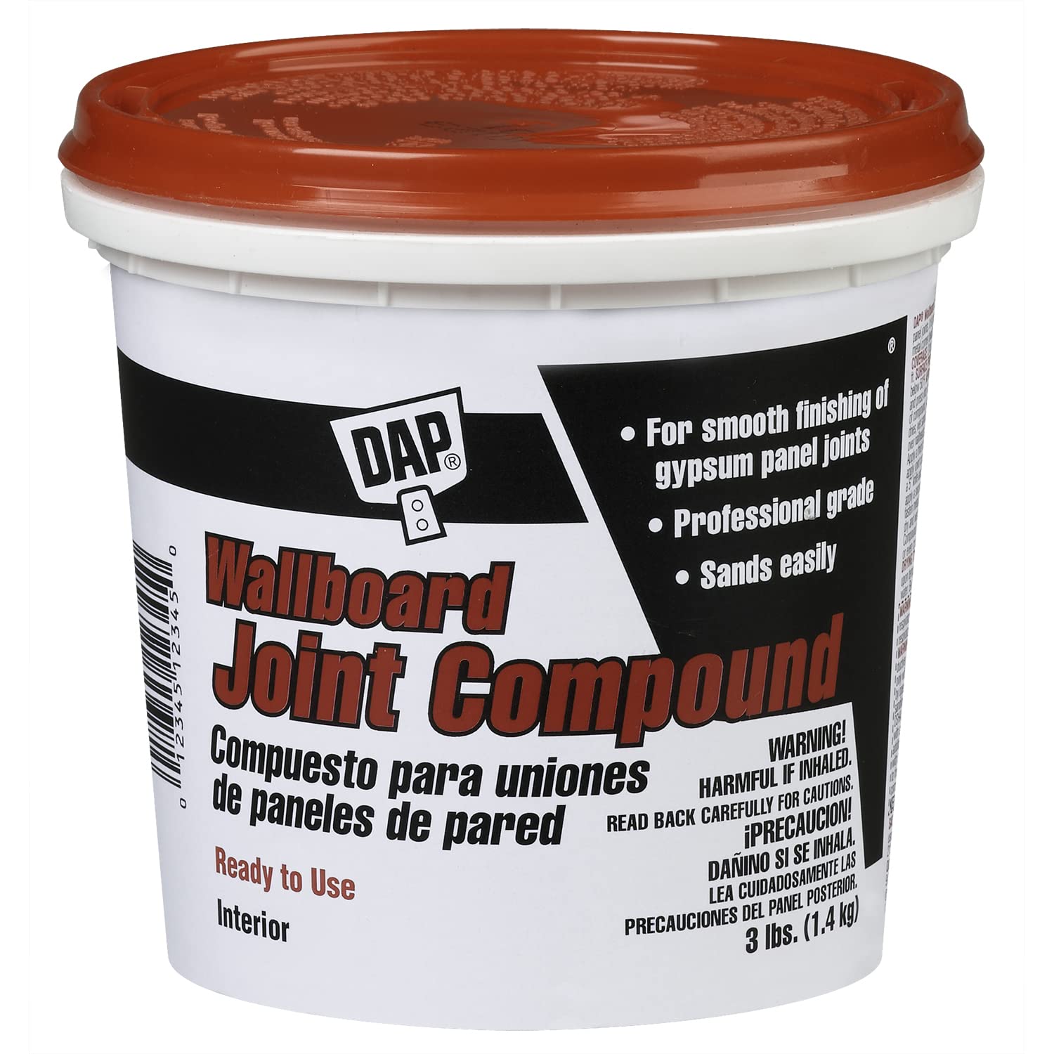 DAP 10100 Wallboard Joint Compound, 3-Pound