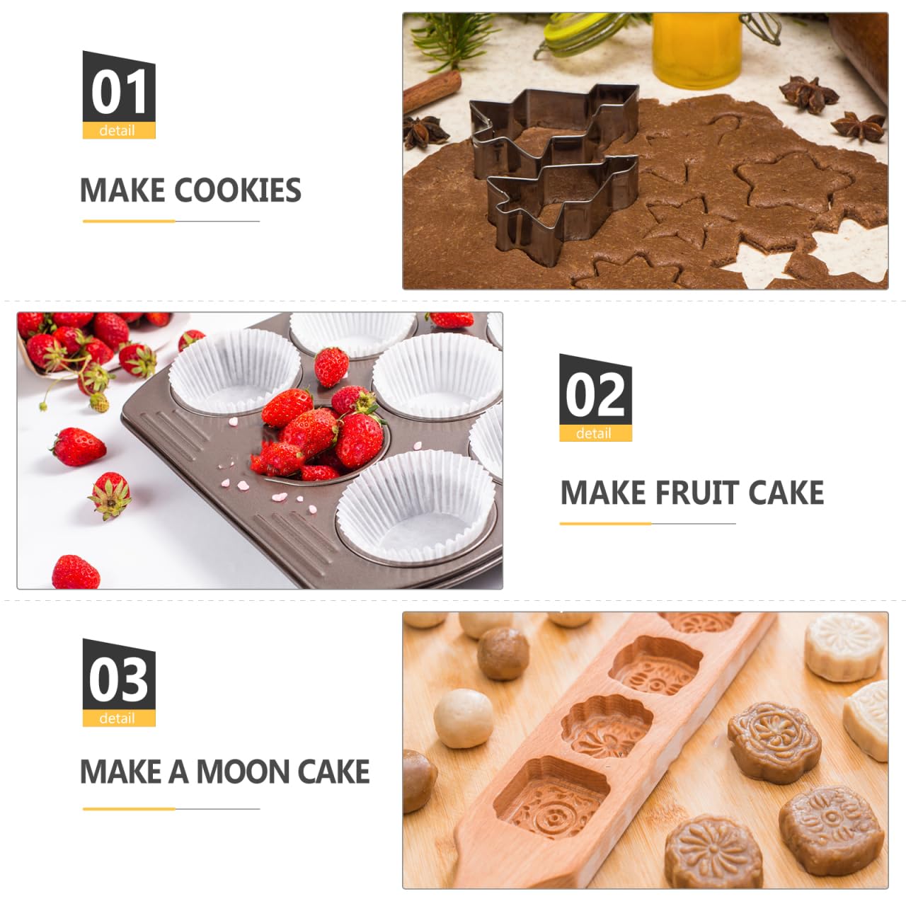 DECHOUS 4 Pack Maple Leaf Candy Mold: Silicone Maple Syrup Candy Molds Tray for Chocolate Gummies Candies Fondant Home Party