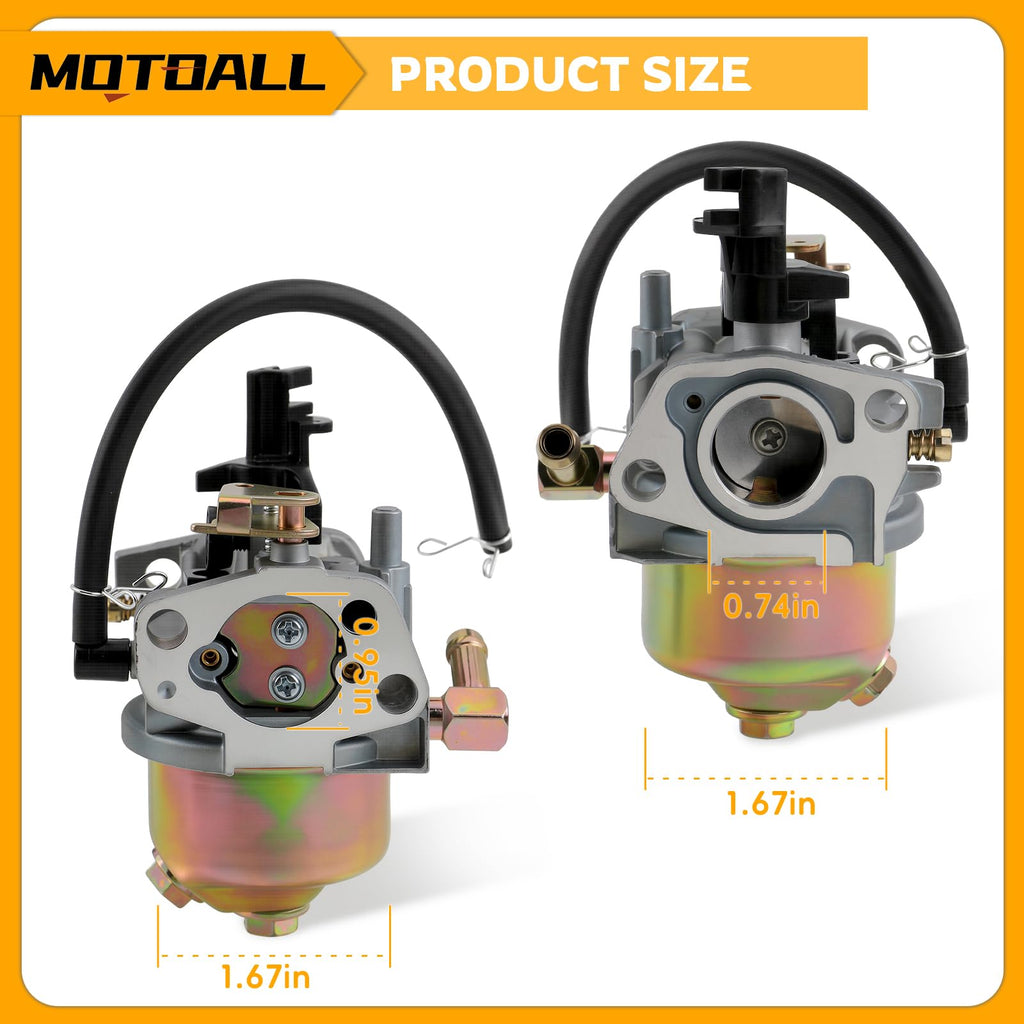 MOTOALL 951 12705 Carburetor for MTD Yard Snow Blower Troy-Bilt Cub Cadet 165-SUB 165-SUB-11 Yard Machines Snow Blower