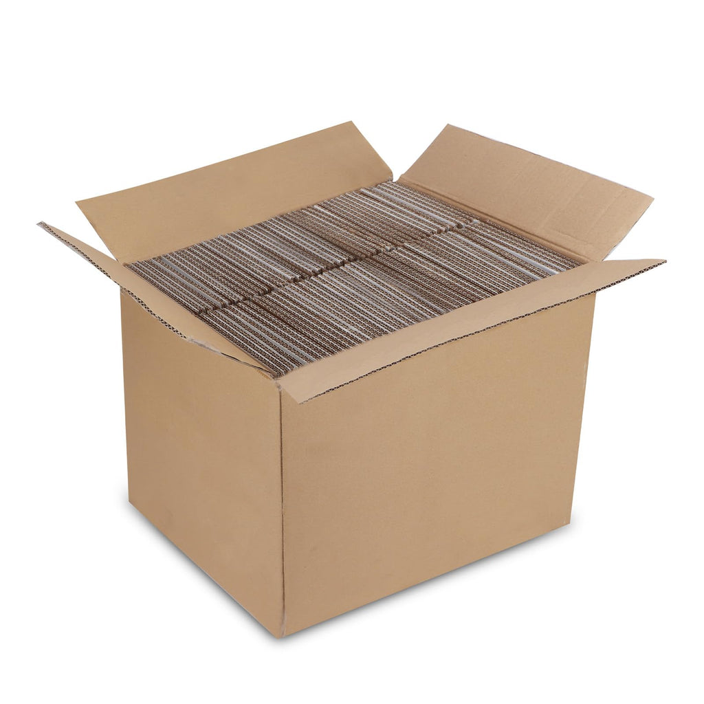 HORLIMER 5x5x5 Shipping Boxes Set of 40, White Corrugated Cardboard Mailer Box for Packing Small Business