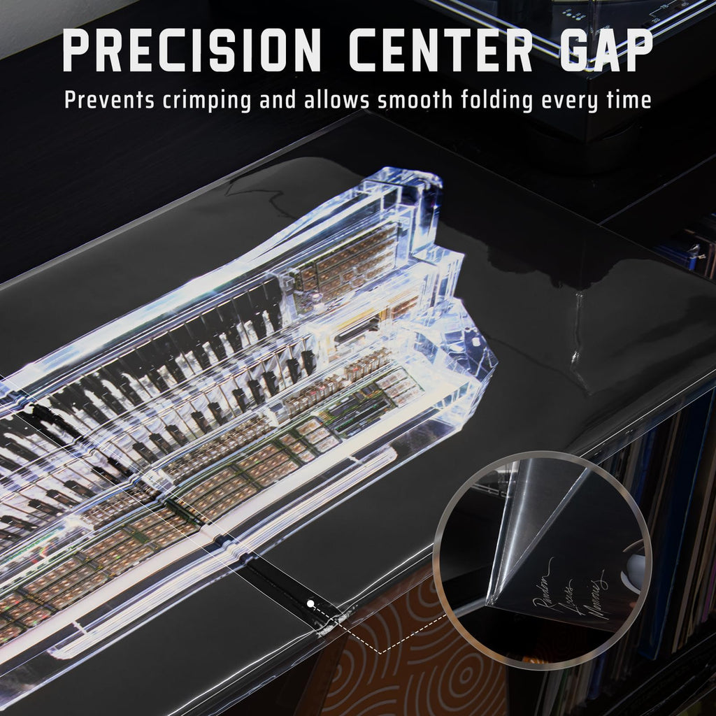 Gatefold Record Sleeves Albums Covers: 12 inch Vinyl Record Outer Sleeves 3 Mil Plastic Clear LP Protective Sleeves, 25pcs