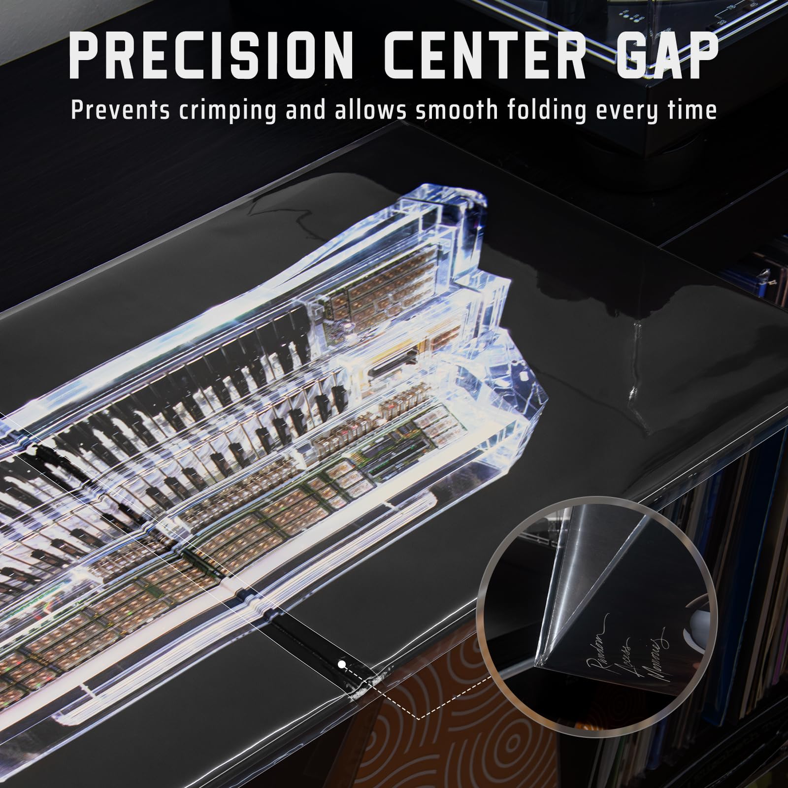 Gatefold Record Sleeves Albums Covers: 12 inch Vinyl Record Outer Sleeves 3 Mil Plastic Clear LP Protective Sleeves, 25pcs