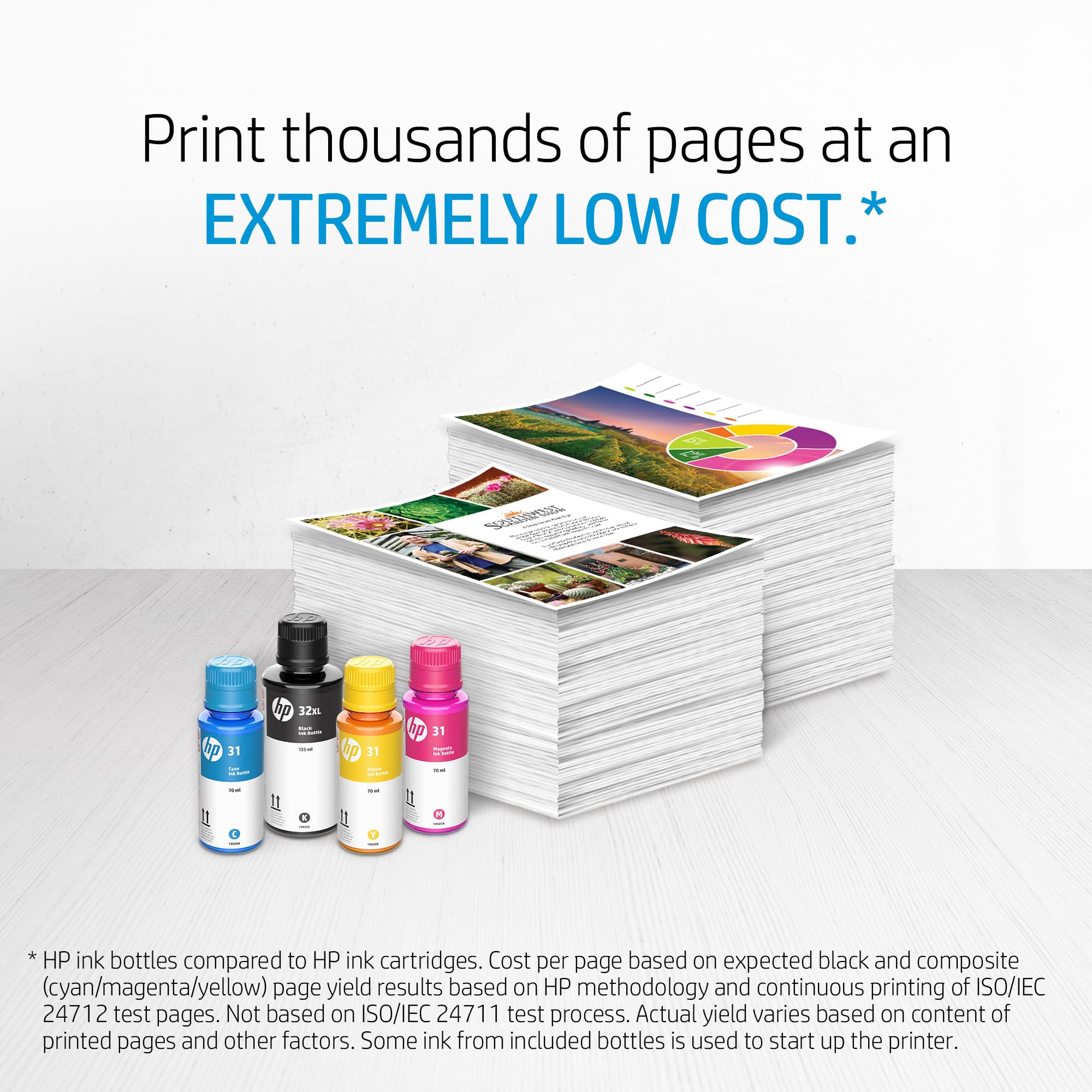 HP 32XL Black Ink Bottle, 135ml (1VV24AN)
