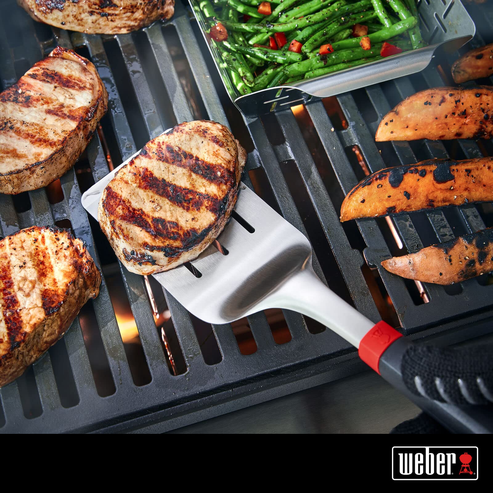 Weber Grill Spatula, for BBQing, Stainless Steel