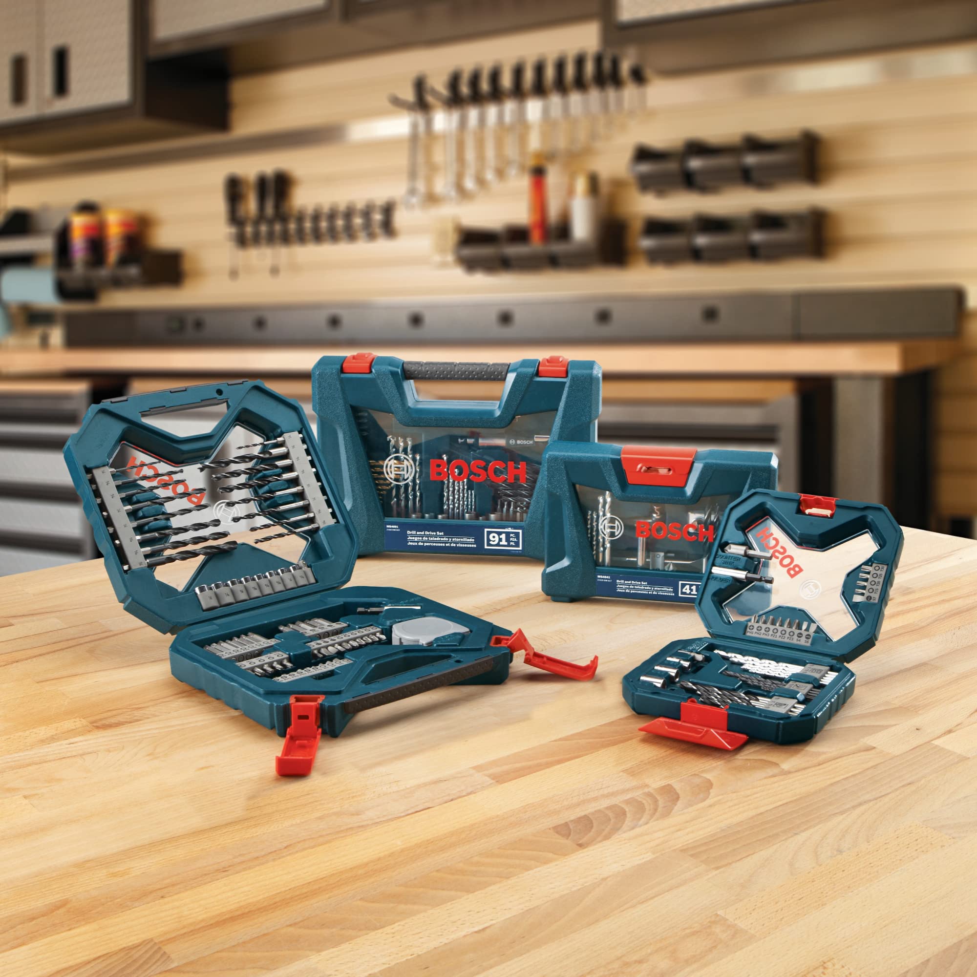BOSCH MS4034 Drilling and Driving Set (34-Piece), Black