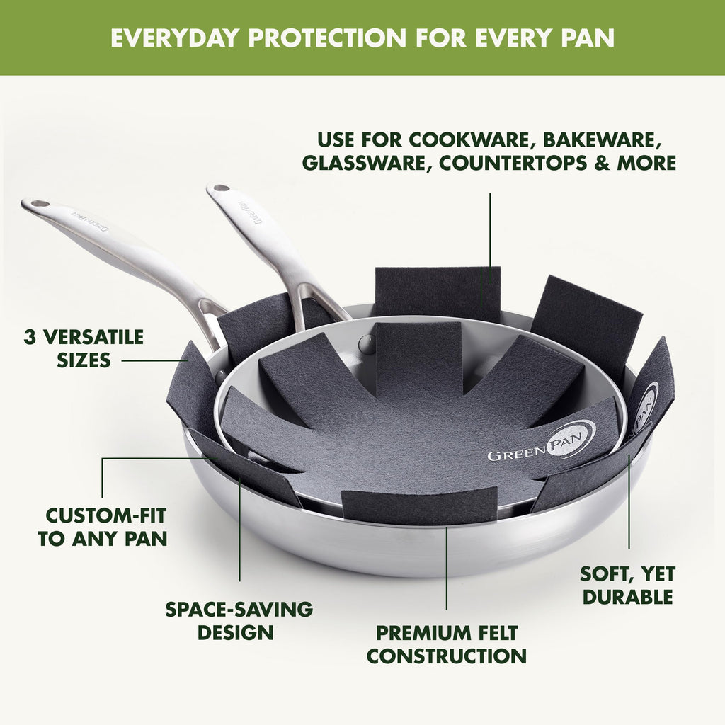 GreenPan Pan Protectors, Set of 3