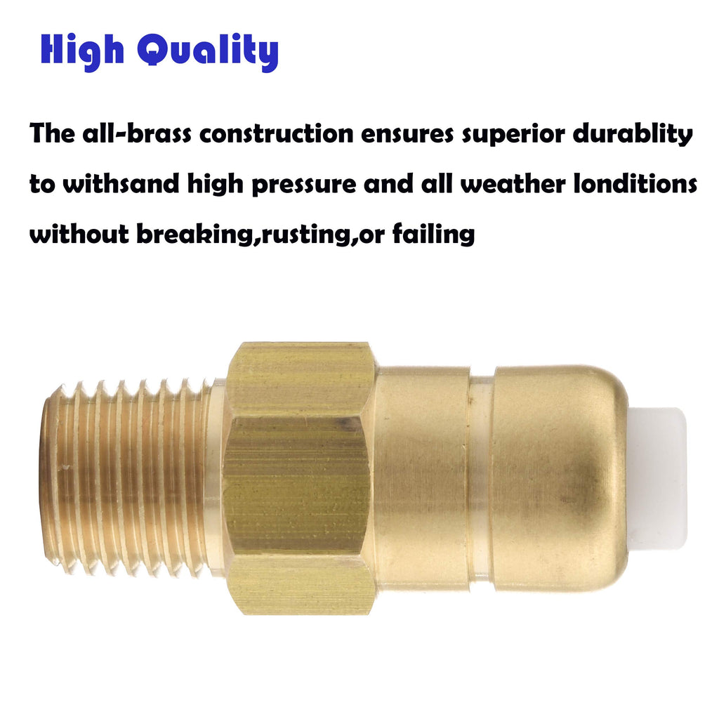 Tool Daily Thermal Release Valve for Pressure Washer Pump, 1/4 Inch NPT, 2 Pack
