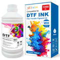 Premium DTF Ink White 1000ML DTF Transfer-Ink Refill for PET Film, Replacement Compatible for Printer ET-8550 15000 L1800 L805 R1390 R2400, Heat Transfer Printing Direct to Film-White Ink DTF 1000ML