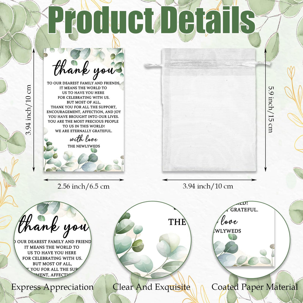 50 Set Wedding Favors for Guests Bulk - 1.5oz Cheers to Love Stainless Steel Shot Glasses with Thank You Cards and Organza Bags Souvenir Gifts for Guests Engagement, Wedding, Bridal Party