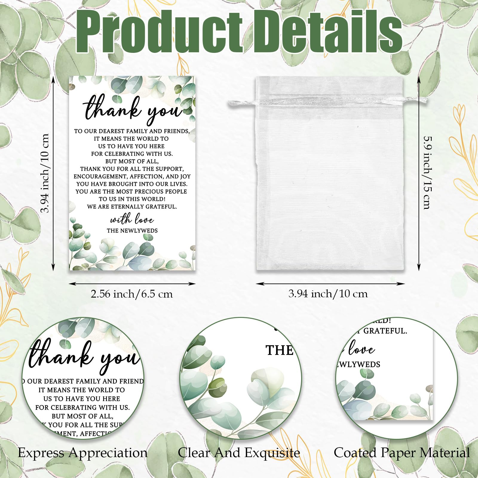 50 Set Wedding Favors for Guests Bulk - 1.5oz Cheers to Love Stainless Steel Shot Glasses with Thank You Cards and Organza Bags Souvenir Gifts for Guests Engagement, Wedding, Bridal Party
