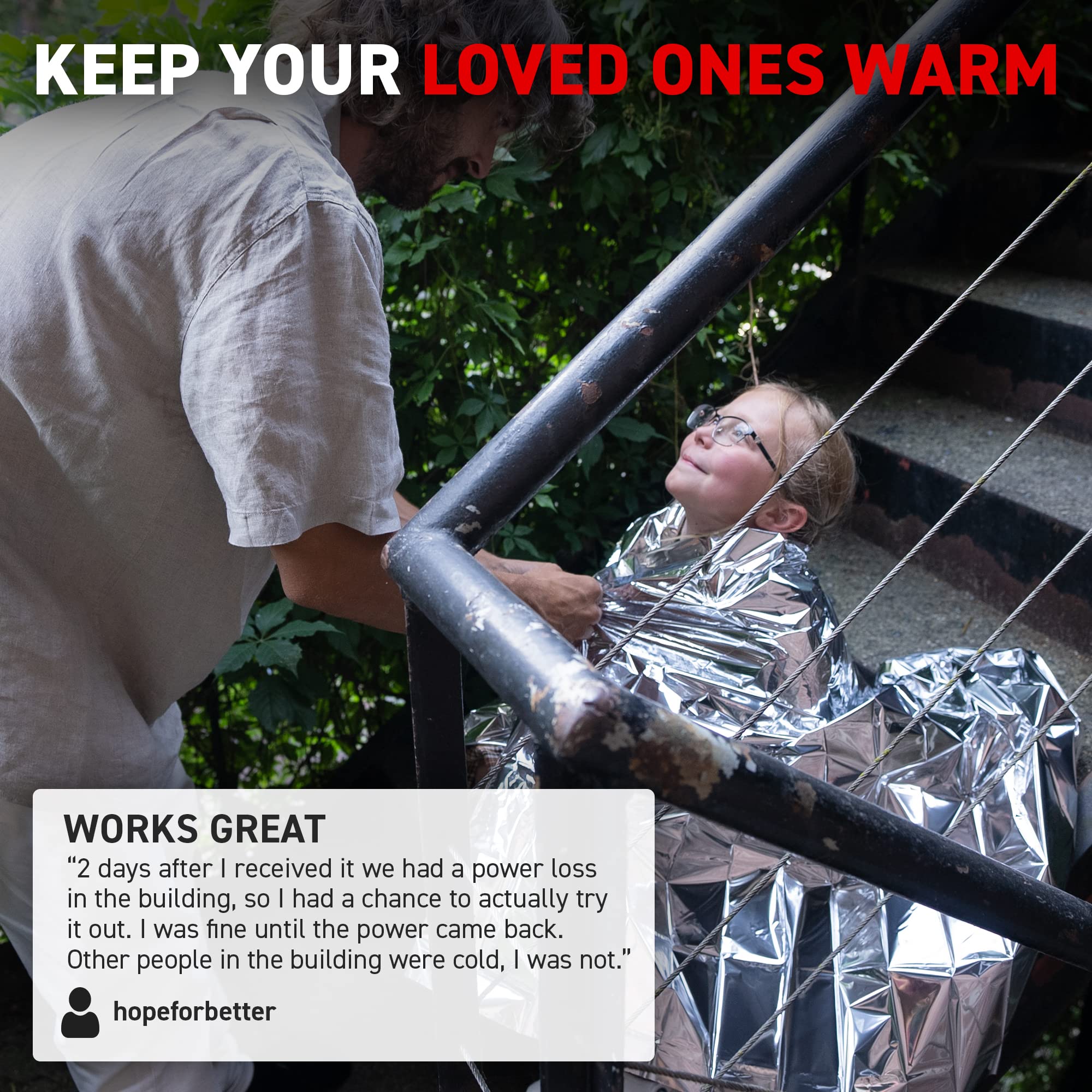 72 HRS (Pack of 4) MIL-SPEC 137 × 224 cm Emergency Blanket-Mylar Blanket, Thermal Blanket Emergency, Waterproof, Retains 90% Body Heat for Winter Camping, Hiking, First Aid, Extreme Weather