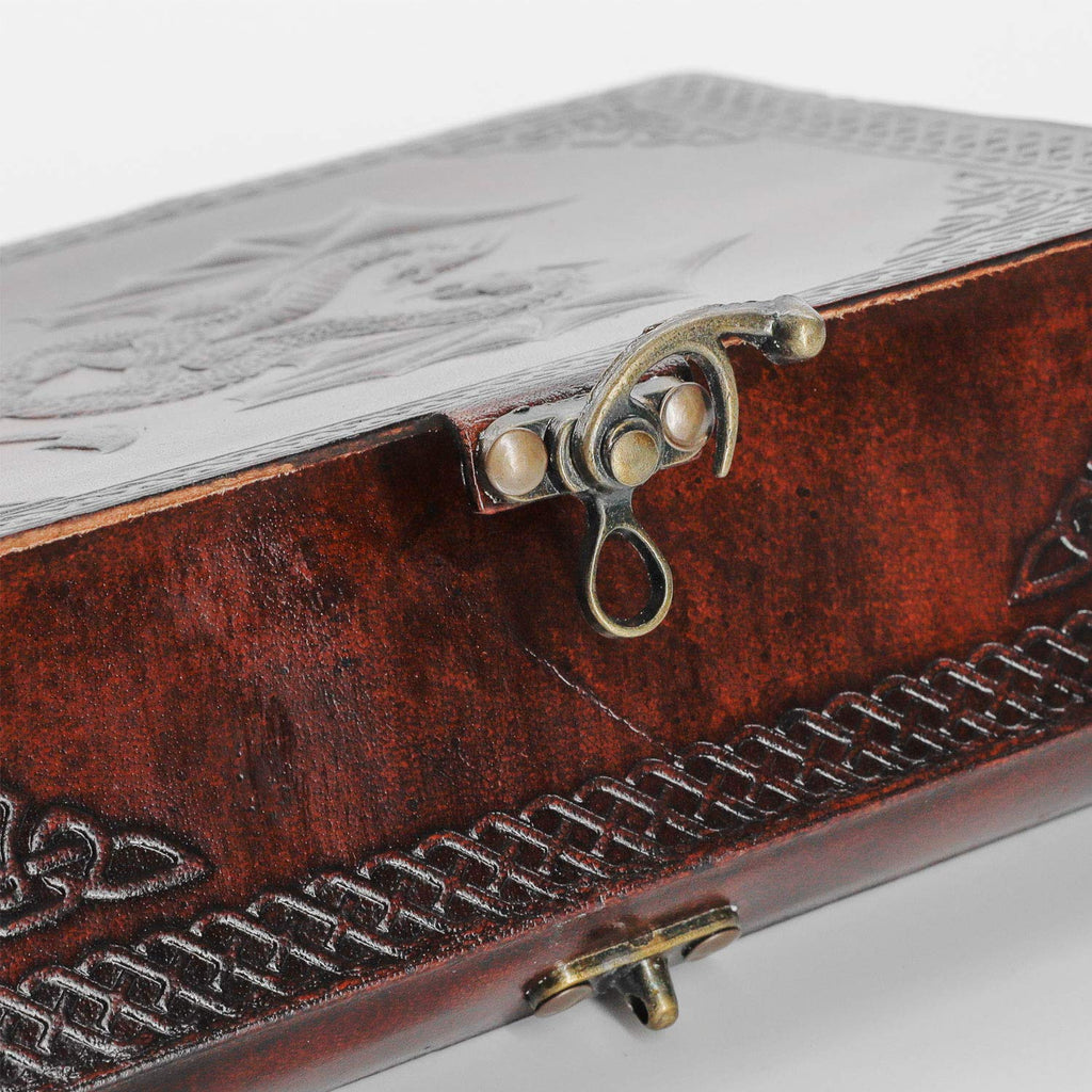Handmade Leather Double Dragon Journal/Writing Diary/Bound Daily Notepad for Men & Women Unlined Paper Medium, Writing pad Gift for Artist, Sketch (8 x 6, Brown)