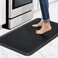 lazywoodpecker Anti Fatigue Rug, Kitchen Mat for Floor, Waterproof, Non Slip, Standing and Comfort Desk/Floor Mats for House Sink Office (17.3"x28" - 0.75 inch, Black)