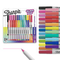 Sharpie Glam Pop Permanent Markers, Ultra Fine Point, Assorted Colours, 24 Count