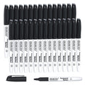 Shuttle Art Permanent Markers, 30 Pack Black Permanent Marker set,Fine Point, Works on Plastic,Wood,Stone,Metal and Glass for Doodling, Marking…