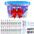 WINSONS Tie Dye Kit, 20 Colours Non Toxic Permanent Fabric Dye Art Set for Kids Women for Homemade Party Creative Group Activities DIY Gift