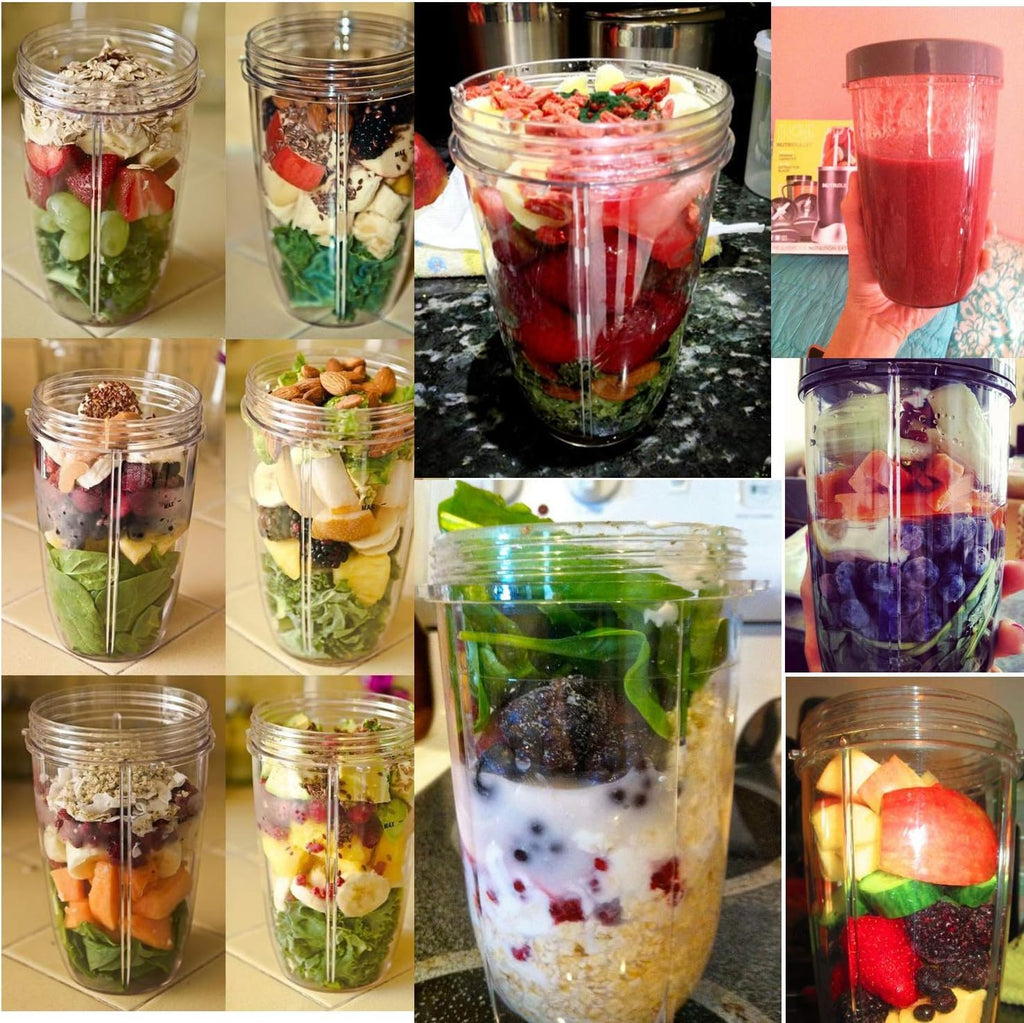 Two Pack 24oz Tall Cup Compatible with Nutribullet