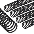 PATIKIL 20mm(3/4") Plastic Spiral Binding Coils, 20 Pcs Binding Spirals 170 Sheet Capacity 4:1 Pitch Binding Spirals for Binding Paper Sheets, Black