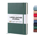 BEECHMORE BOOKS Ruled Journal Notebook, A4 8.5" x 11.5" 160 Lined Pages, Hardcover Leather Journals for Women, Men, Writing and Notebooks for Work - 120 GSM Thick Paper, Gifts Box Included