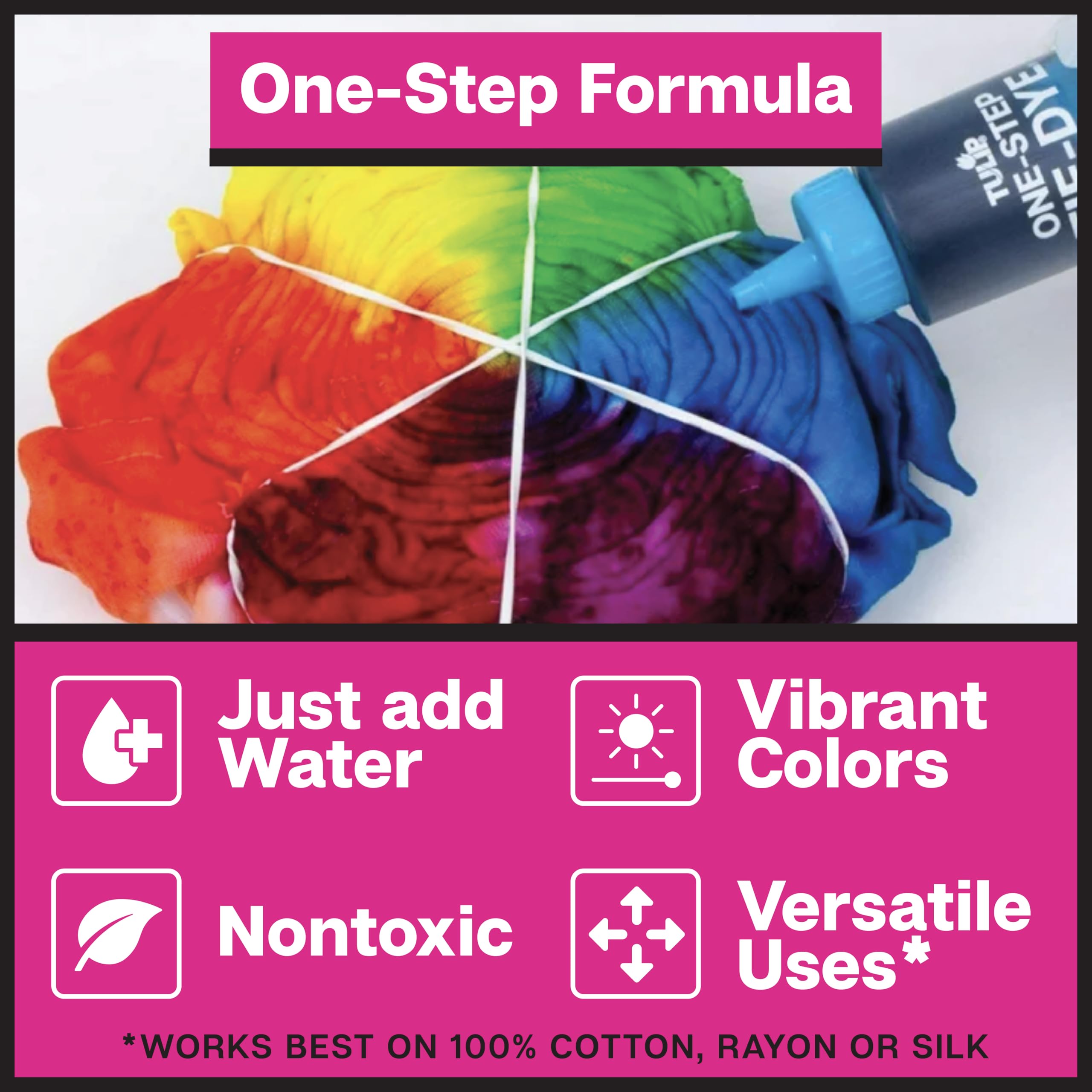 TULIP 34723 One-Step Tie Dye Party Kit