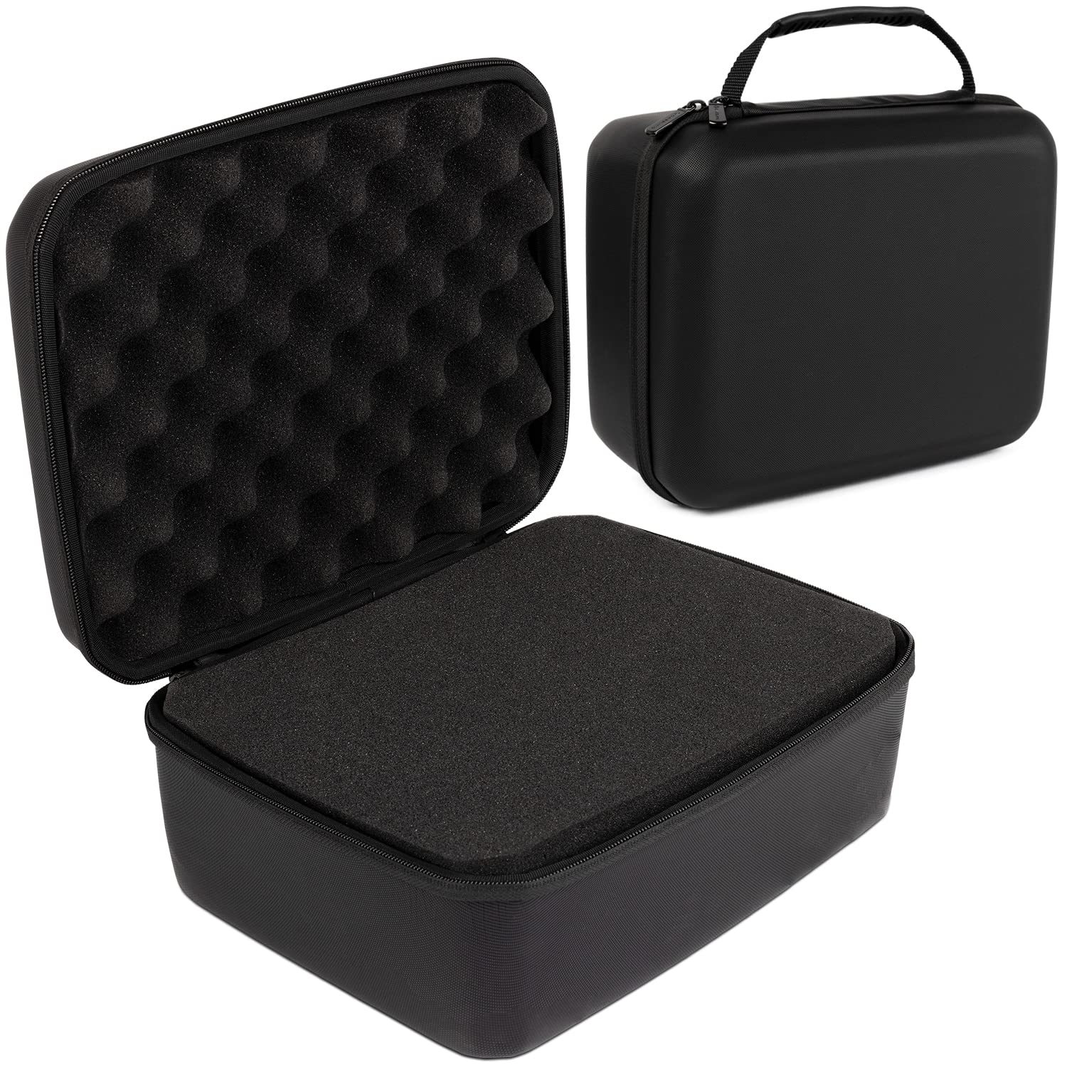 Protective Hard Case With Customizable Foam - Lightweight Hard Shell Case for Electronics, Cosmetic, Makeup & More - EVA Protection (11" x 9" x 5.5")