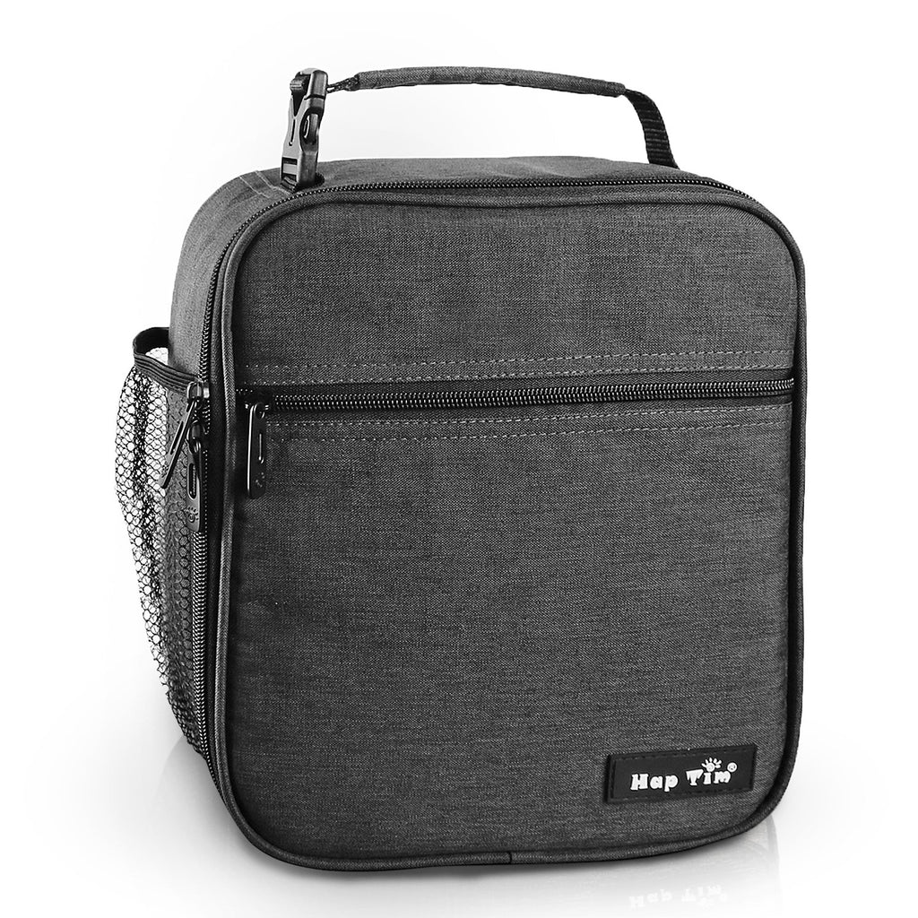 Hap Tim Lunch Bag for Men, Insulated Lunch Box for Men & Kids,Boite a Lunch Homme, Suitable for Work, Dark Grey(CA18654-DG)