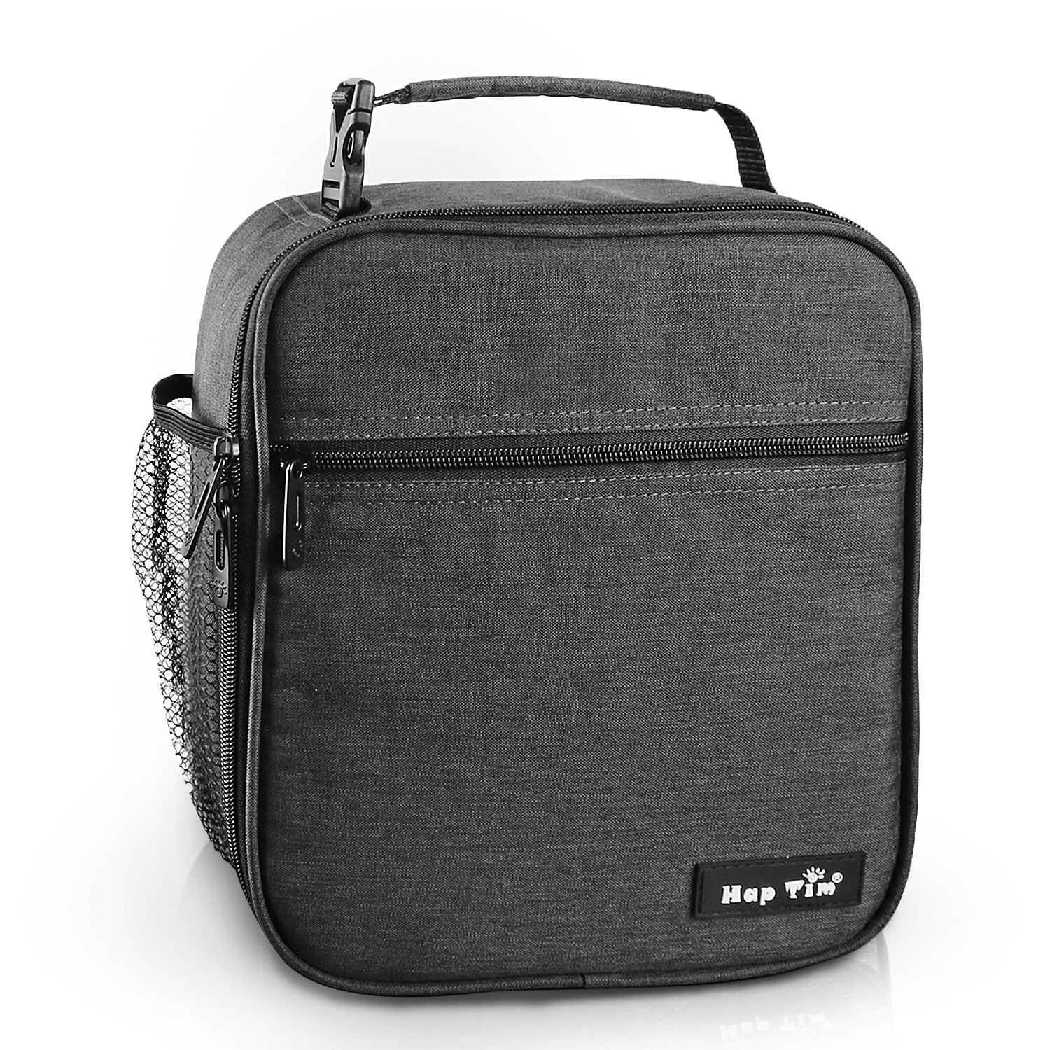 Hap Tim Lunch Bag for Men, Insulated Lunch Box for Men & Kids,Boite a Lunch Homme, Suitable for Work, Dark Grey(CA18654-DG)