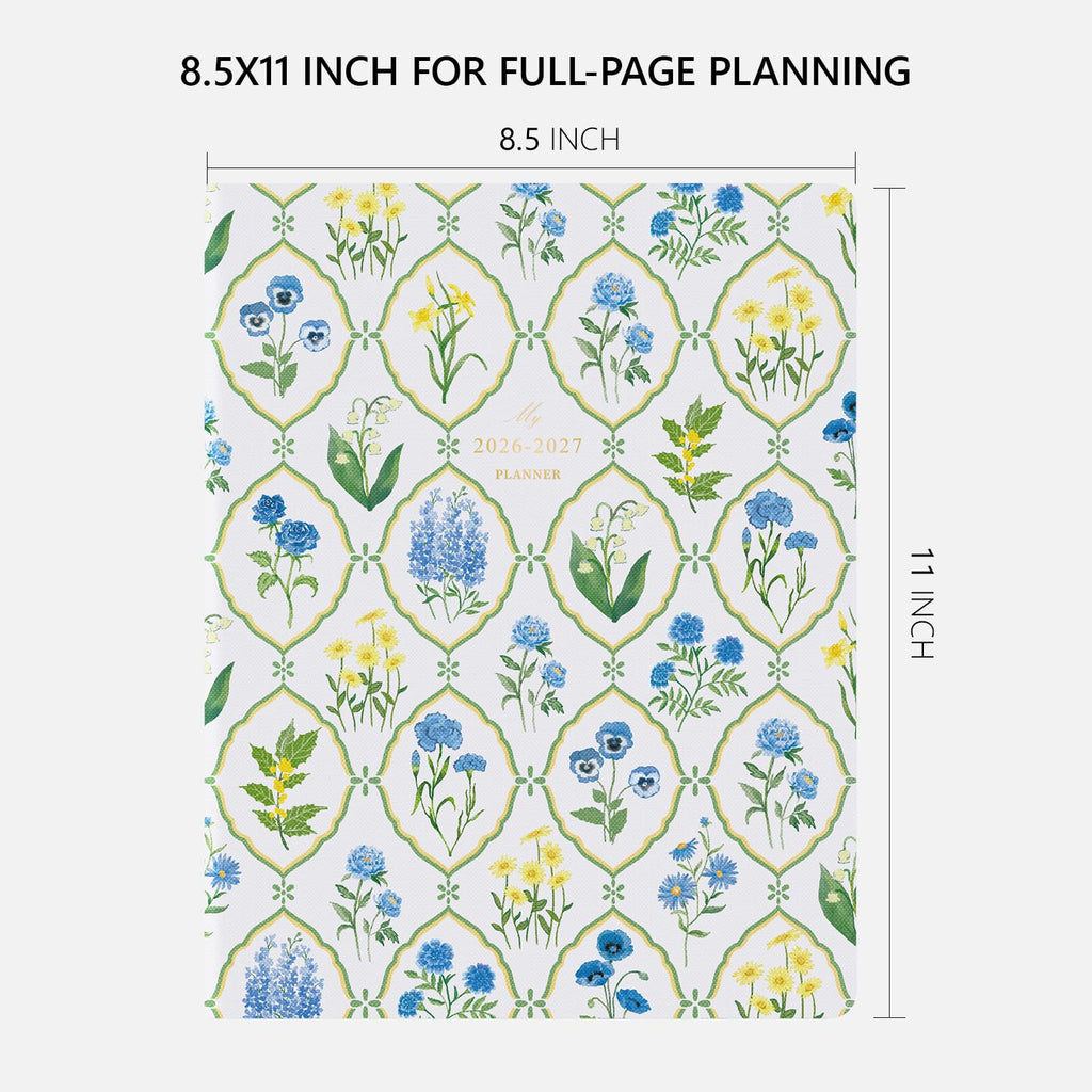 Monthly Planner 2026-2027, Jotsome 18 Months Calendar Planner from July 2026 to December 2027, 8.5"x11", Stitched Binding, Soft Cover, Daily Monthly Personal Planner for School Plan, Study and Schedule, Multi