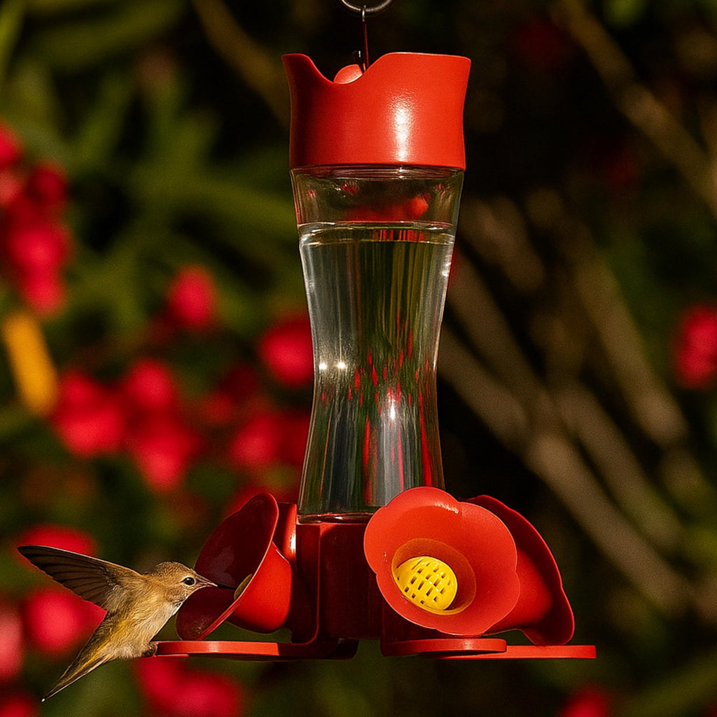 Perky-Pet 203CPBN-2 Pinch Waist Glass Hummingbird Feeder - 2 Hummingbird Feeders