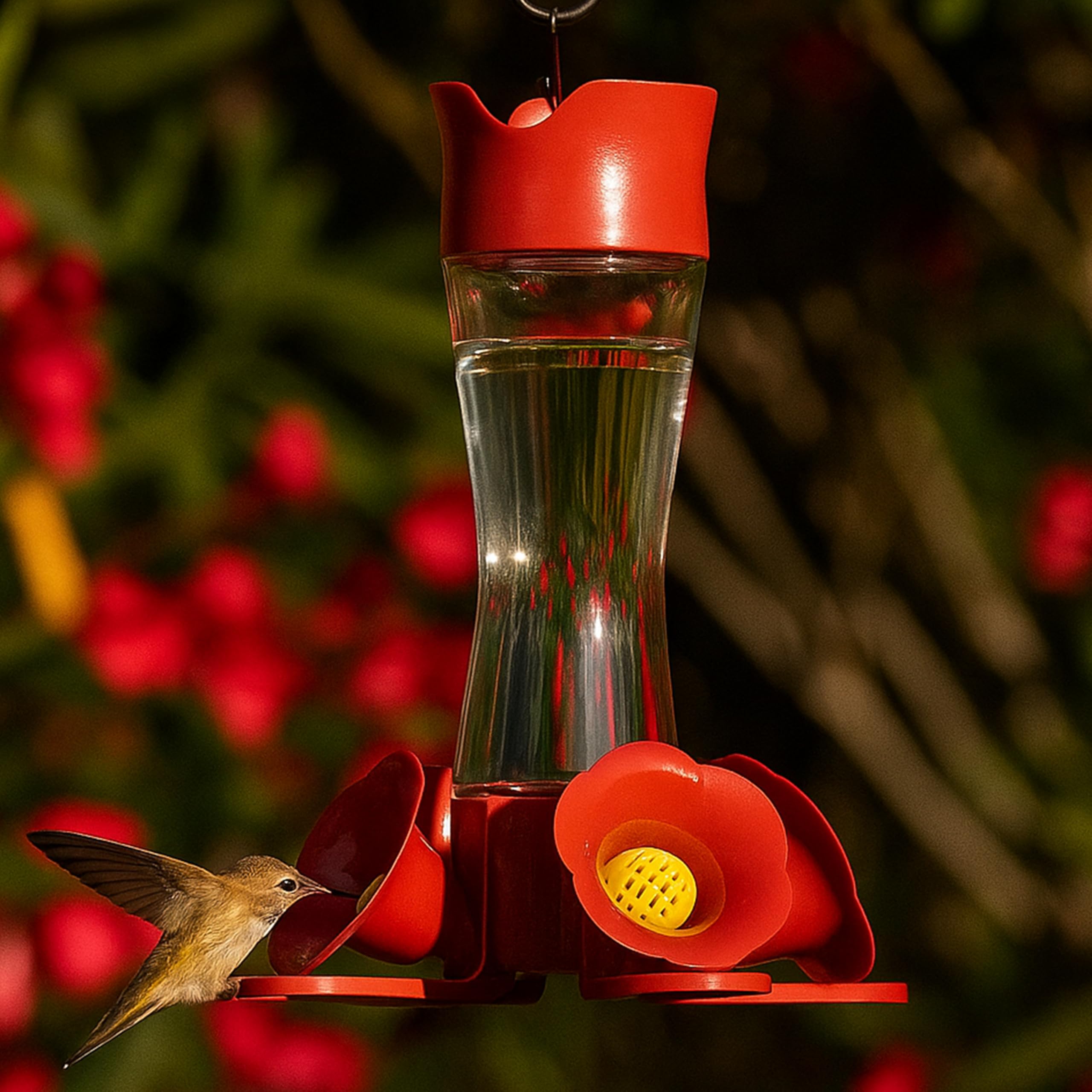 Perky-Pet 203CPBN-2 Pinch Waist Glass Hummingbird Feeder - 2 Hummingbird Feeders