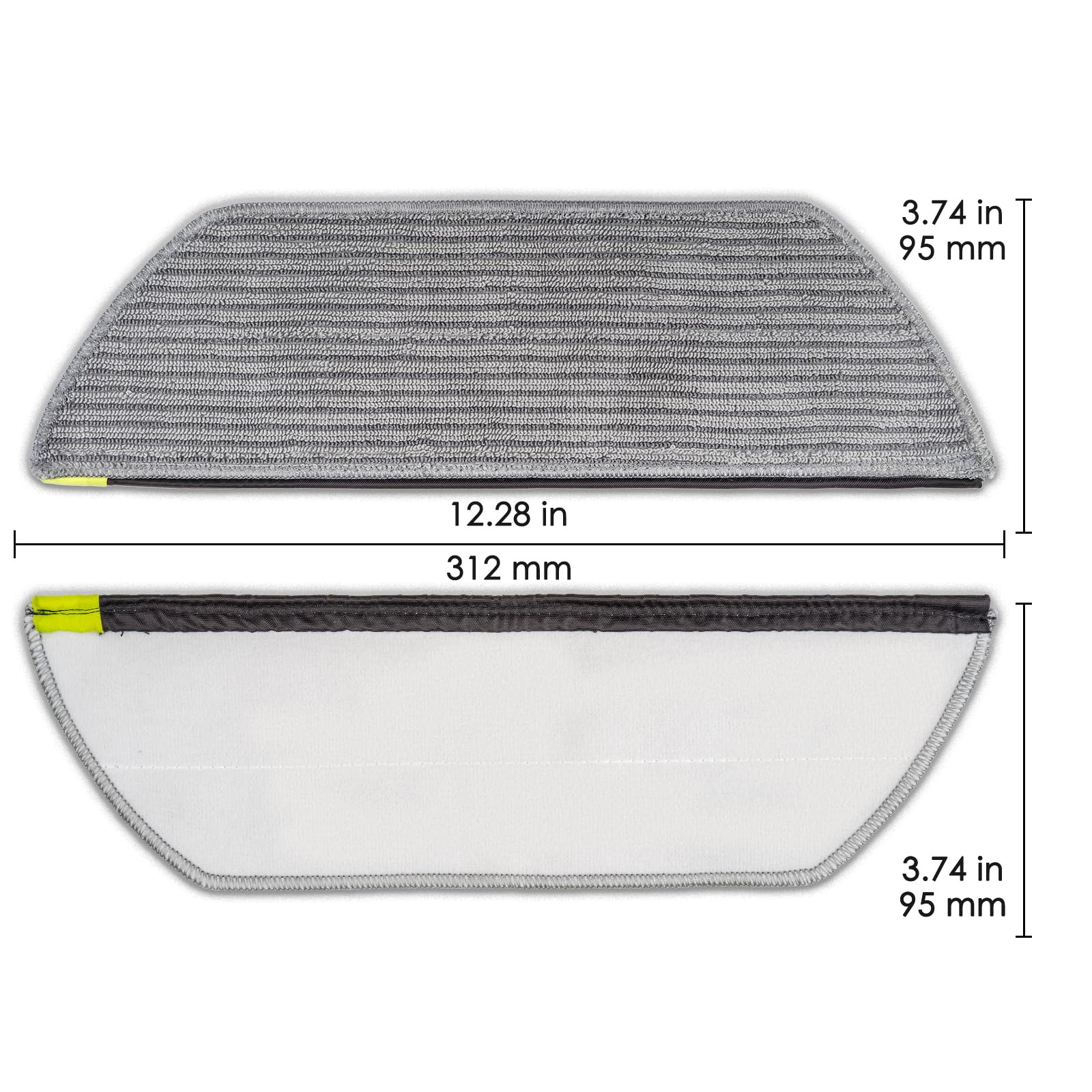 (5 Pack) RV2820ZECA RV2820YECA Replacement Mop Pads for Shark RV2820YECA RV2820ZECA PowerDetect 2-in-1 Robot Vacuum, AV2800ZE, RV2820YE, RV2820ZE, AV2820S, AV2820AE, RV2800AE, RV2800S Mop Pad