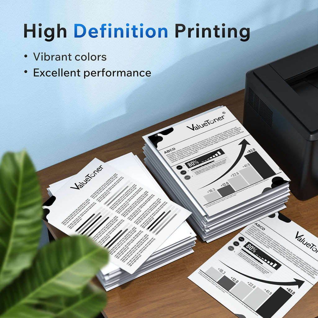 Valuetoner Compatible Black 125 Toner Cartridge Replacement for Canon 125 CRG 125 3484B001AA for ImageClass MF3010 LBP6030w LBP6000 LBP6000B LBP6020 LBP6020B LBP6018 LBP6018W LBP6018L LBP6040 Printer