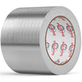 Ealyder Tape 4in x 82ft Adhesive Aluminum Foil Heat Shield Tape, Fiberglass Thermal Insulation Reflective Material for Pipe, Duct, Exhaust, HVAC and High Temp Protection, 5.91MIL