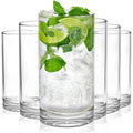 VAIIGO 17 Oz Plastic Drinking Glasses Set of 6, Acrylic Glasses Tumblers Cups Dishwasher Safe, Plastic Cup Reusable, Unbreakable Highball Glass, BPA-Free, Water Juice Cocktail Glass Everyday Use