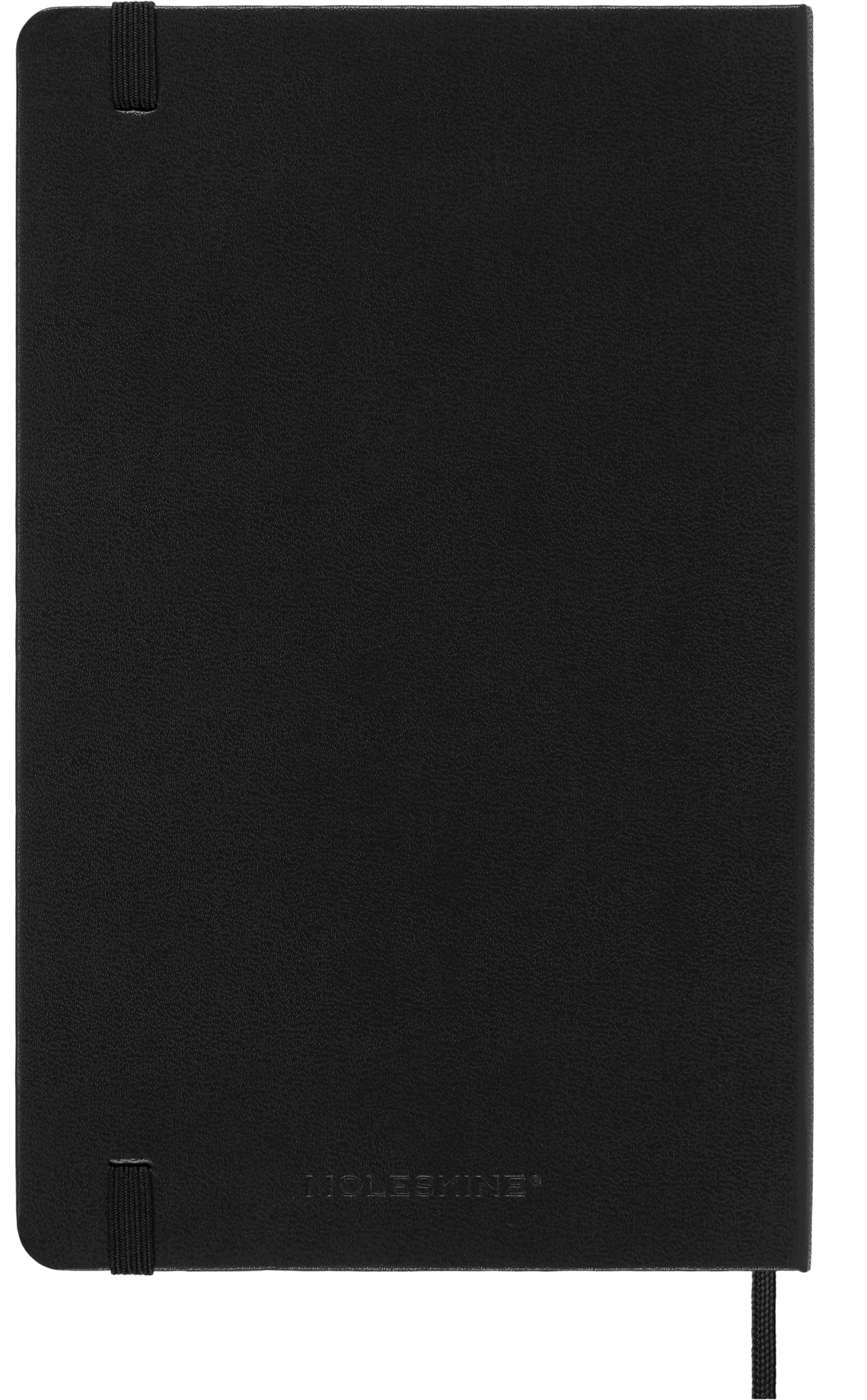 Moleskine Classic Notebook, Hard Cover, Large (5" x 8.25") Ruled/Lined, Black, 240 Pages