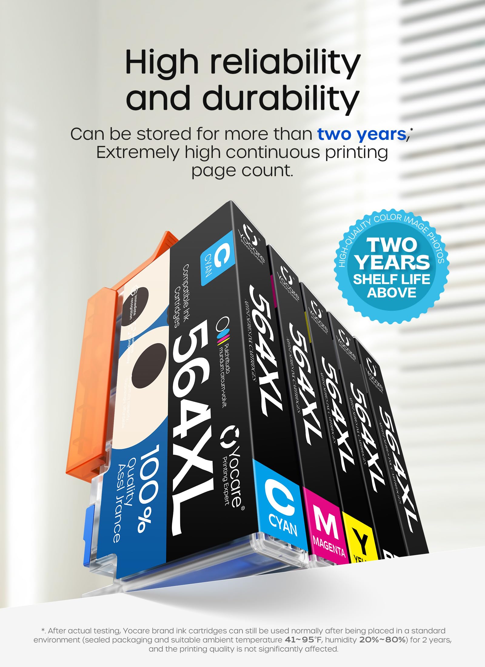 564XL 10-Pack Ink Cartridges Compatible for 564 XL Combo Pack Ink Replacement for Photosmart 5520 6520 7510 7520 DeskJet 3520 Premium C309A C410A Printer(BK/C/M/Y)