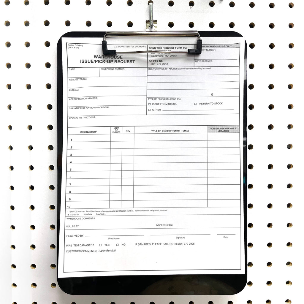 Officemate Magnetic Clipboard with Low Profile Clip, Black, Recycled Plastic (83215)