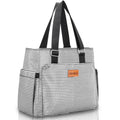 Large Women Lunch Bags for Work/Insulated Adult Lunch Box for Women/Leakproof Cooler Lunch Tote Bag with Storage Pocket. Reusable Lunch Cooler Purse for Work Picnic Hiking 12L, Stripe