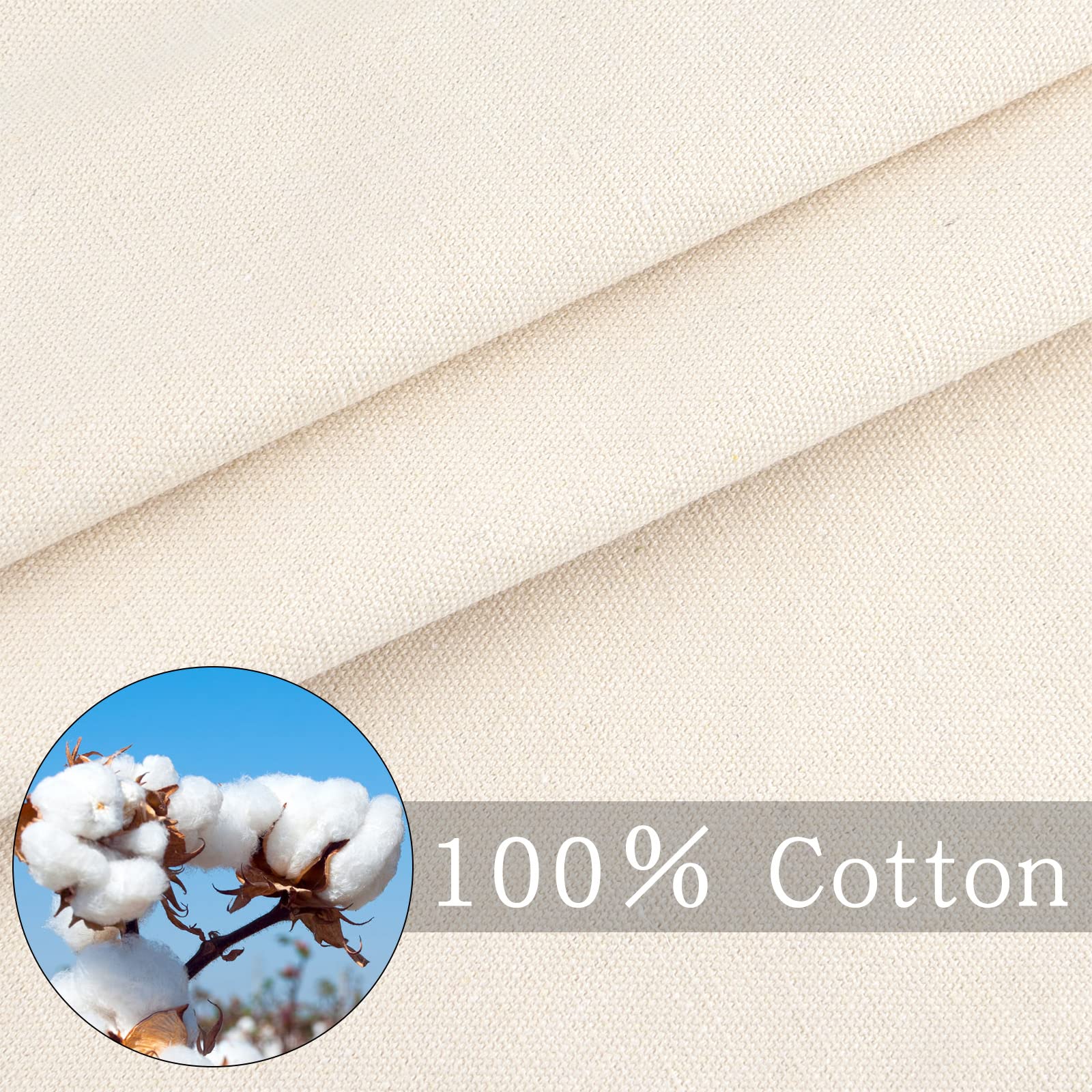 Morcheiong 10 Pack Cotton Canvas Bag Blank Tote Canvas Bags Reusable Grocery Shopping Bags, Suitable for DIY Craft, Grocery, Promotion, Gift, Shopping, Drawing, Advertising, Giveaway, Activity