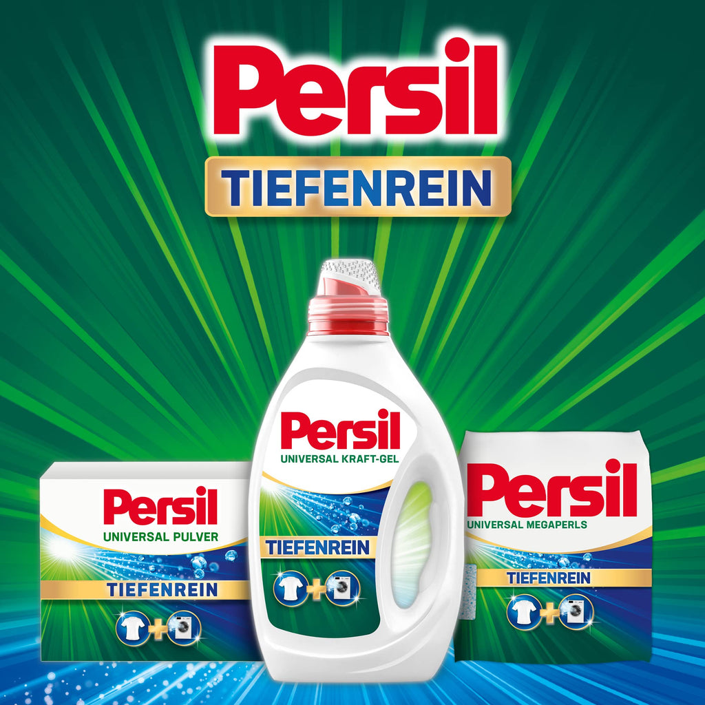 Persil Universal Megaperls (16 Washes), Full Detergent with Deep Clean Technology, Detergent for Pure Laundry & Hygienic Freshness for the Machine, 20 °C to 95 °C