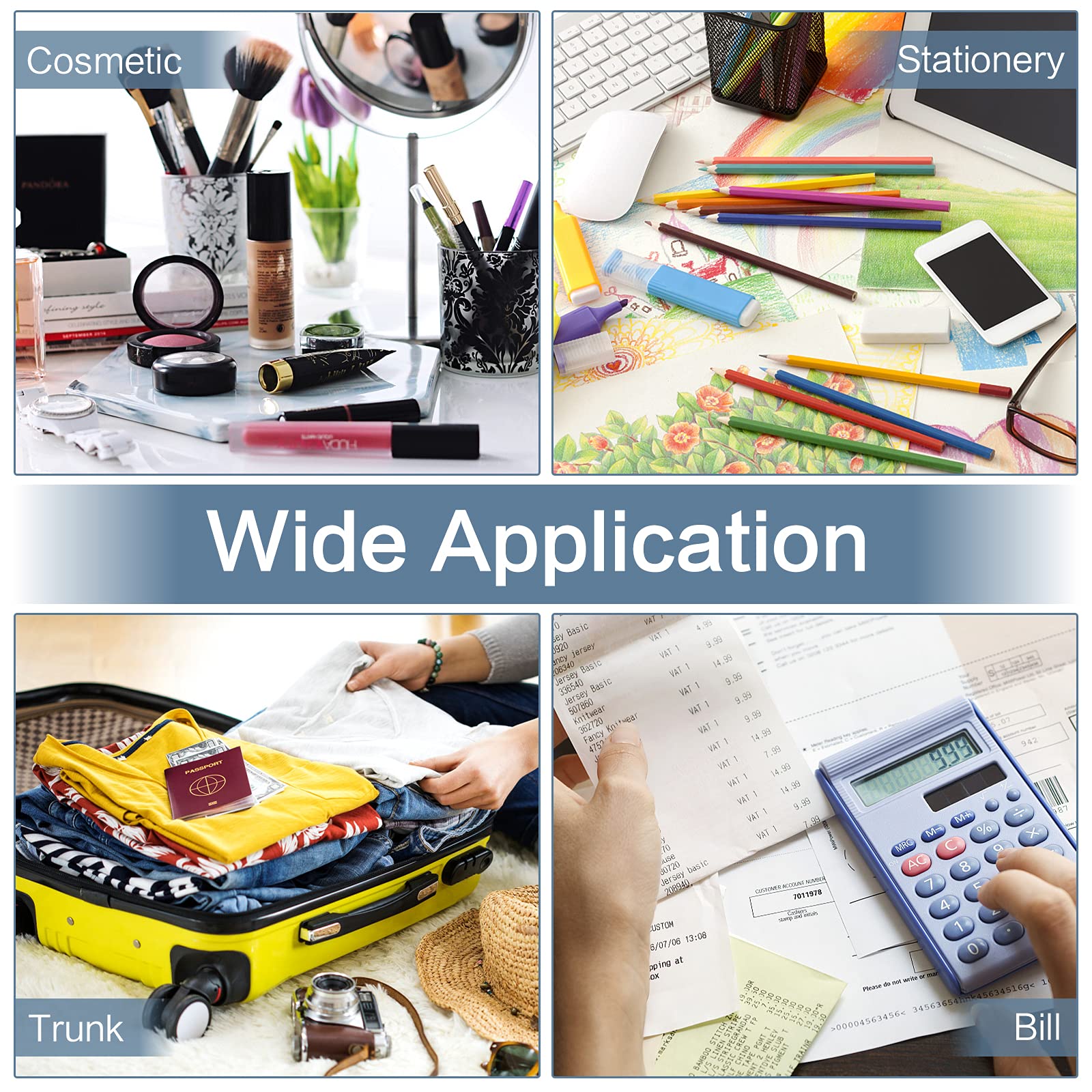22 Pcs A6 Zipper File Bags, Mesh Zipper Pouch Document Bag Waterproof Mesh Pencil Pouch Plastic Zipper Pen File for Home School Office (Black)