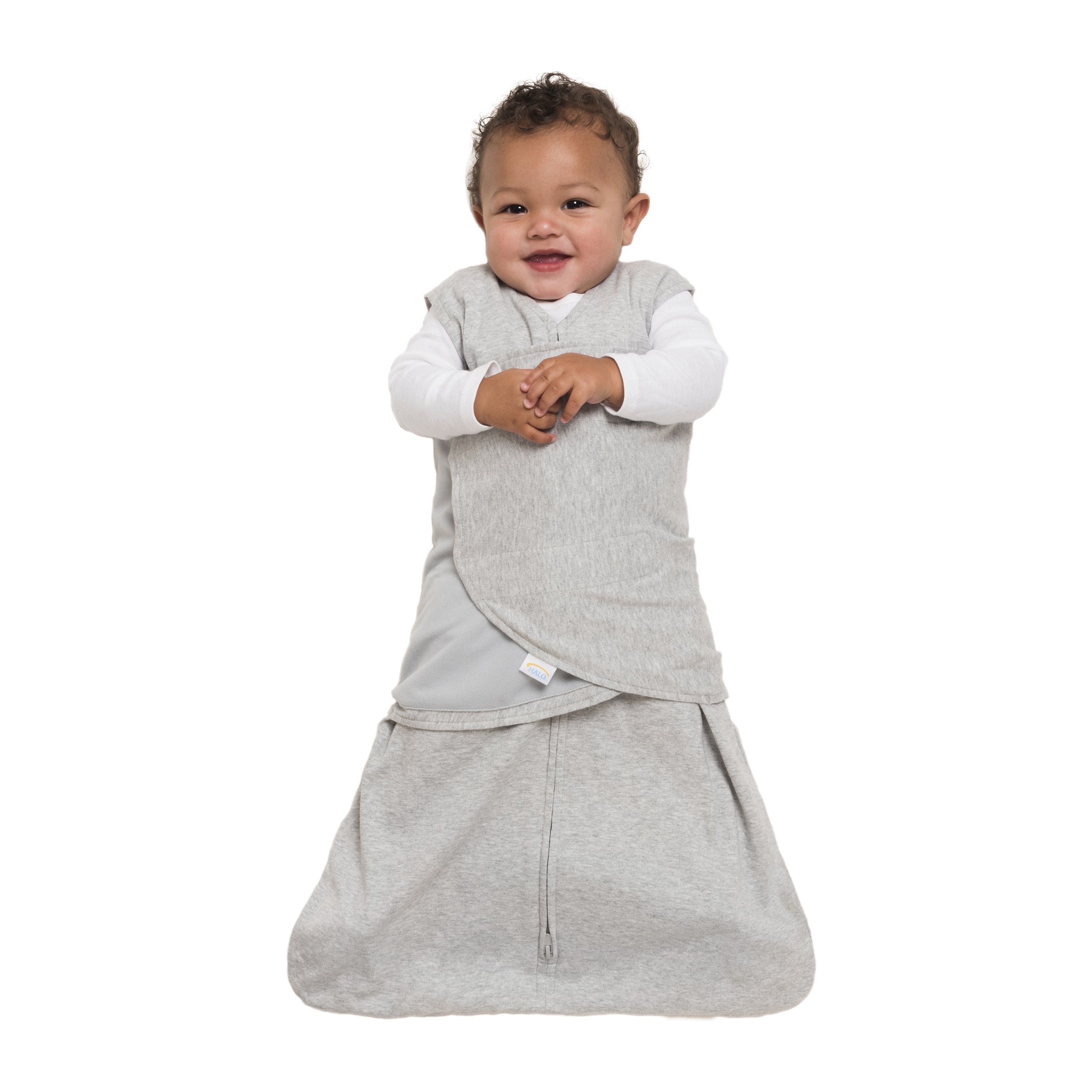 Halo Innovations HALO SleepSack Swaddle Cotton Solid Gray - SM, Small