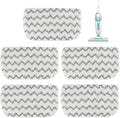 5 Packs Steam Mop Pads for Shark Steam Mop S1000 S1000A S1000C S1000WM S1001C Steamer Pads Dirt Grip Absorbing Refill,Microfiber Mop Pad for Beldray BEL01097 Steam Cleaner Cloths