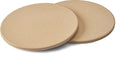 Napoleon Personal Sized Pizza Baking Stone Set - BBQ Grill Accessories, Two 10-inch Personal Pizza Baking Stones, Stone Oven Pizza, Pizzaria Results, Easy to Use, Use in BBQ Grill or Oven