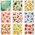 Eulnars Swedish Dish Cloth, 8 Pack Fruit Swedish Dishcloths for Kitchen, Reusable Paper Towels Washable, Biodegradable, Non-Scratch Cellulose Sponge Cloths, No Odor