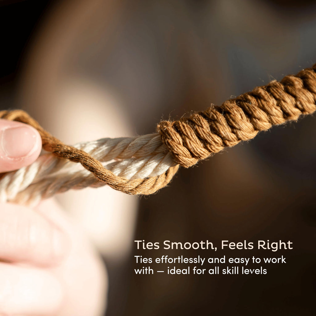 Nook Theory 3mm Macrame Cord 220 Yards - 4mm 5mm Soft Macrame Rope Perfect for Knots - Macrame Supplies for Wall Hangers & Boho Decorations - Cotton Rope - Macrame String (Milk Cream, 3mm)
