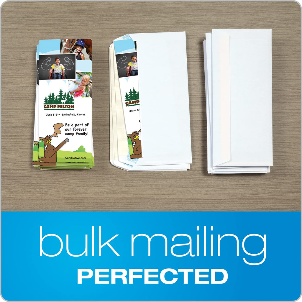 Columbian Envelopes, #10 Security, 500 Per Box, No Window, Release & Seal Self-Seal, White, 4-1/8" x 9-1/2", Security-Tinted Interior for Business and Personal Mailing